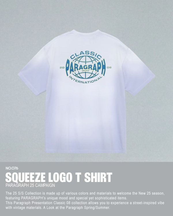 Paragraph 壓縮設計 logo tee / 4色 