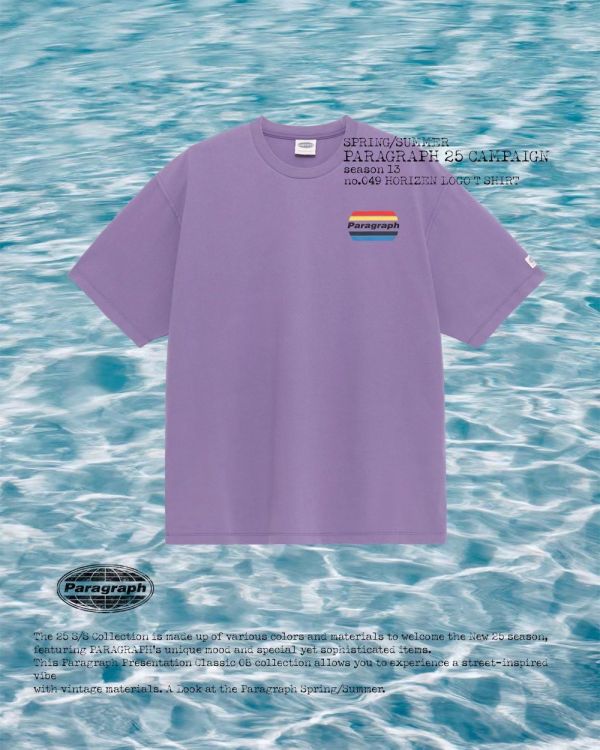 Paragraph 多彩 logo tee / 4色 