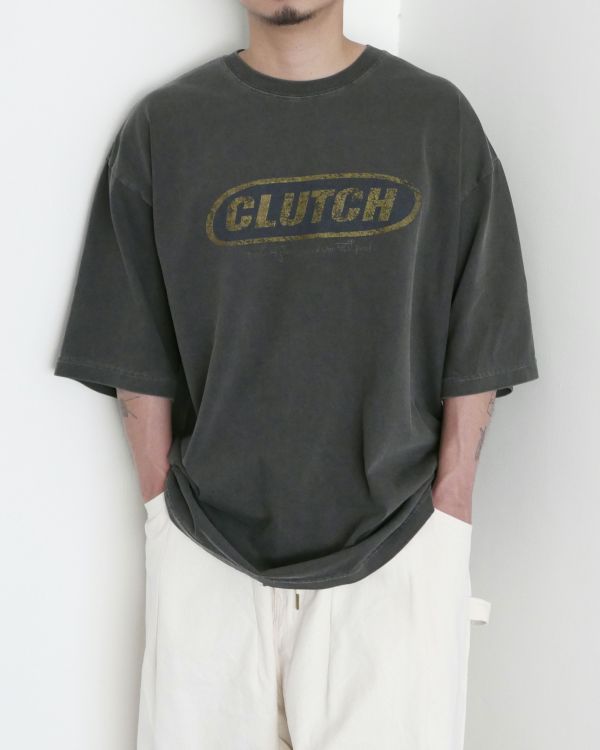 Clutch水洗字母tee / 2色 