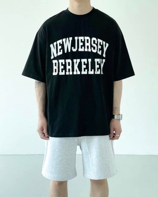 New Jersey復古字母tee / 4色 