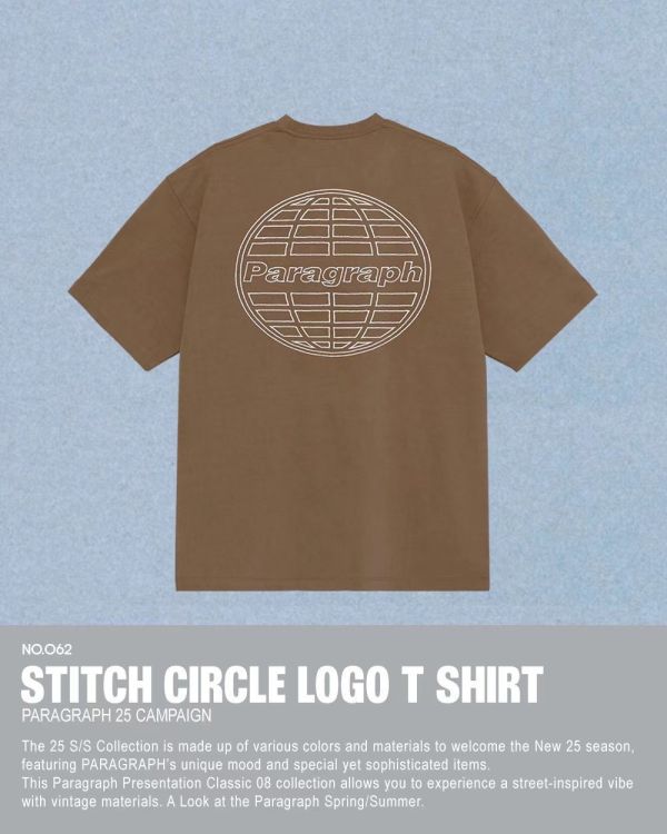 Paragraph 圓形車線 logo tee / 5色 