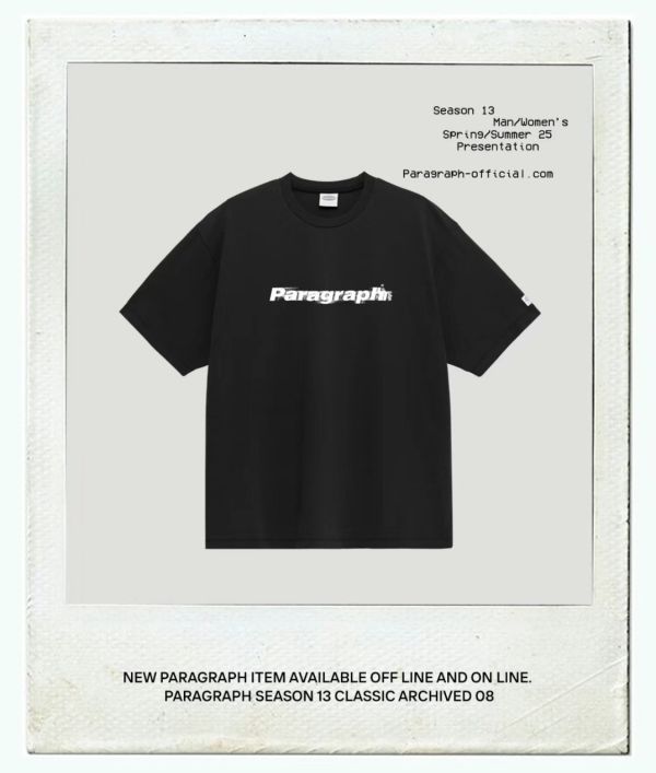 Paragraph 特殊印刷 logo tee / 3色 