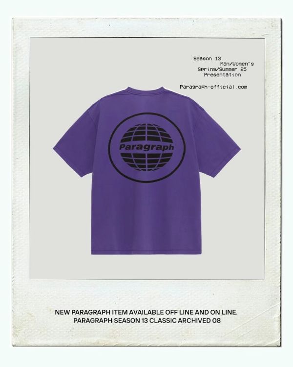 Paragraph 線型 logo tee / 6色 