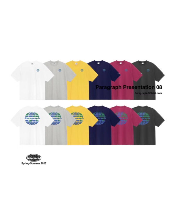 Paragraph 地球色系 logo tee / 6色 