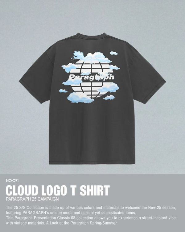 Paragraph 雲朵 logo tee / 5色 