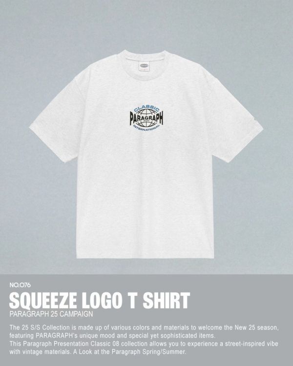 Paragraph 壓縮設計 logo tee / 4色 