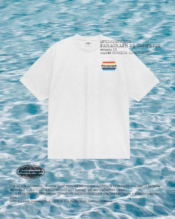 Paragraph 多彩 logo tee / 4色 
