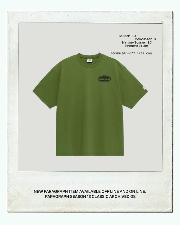 Paragraph 線型 logo tee / 6色 