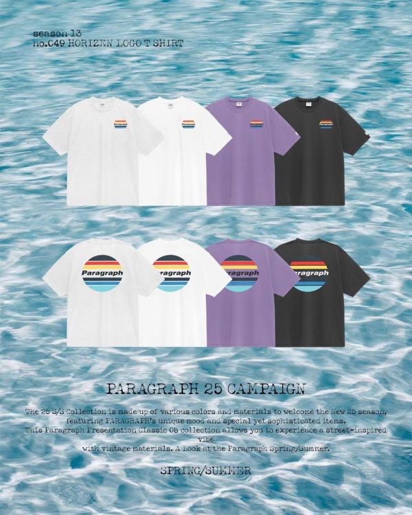 Paragraph 多彩 logo tee / 4色 