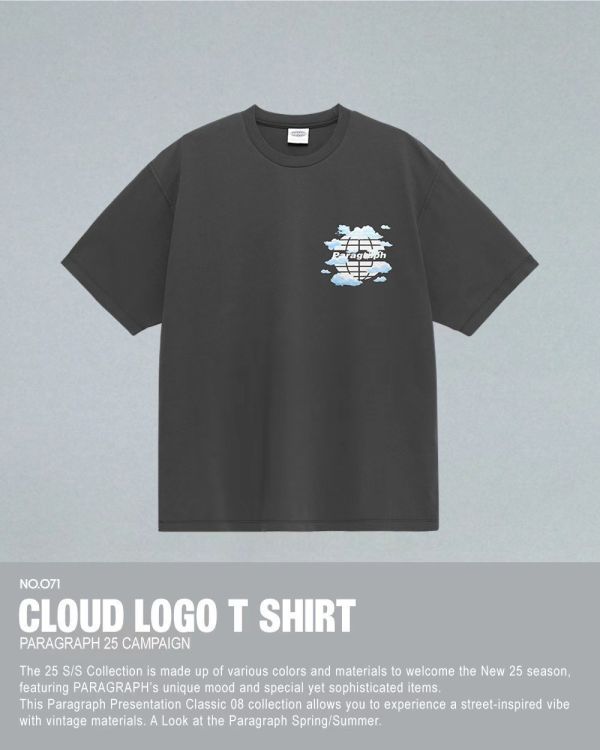 Paragraph 雲朵 logo tee / 5色 