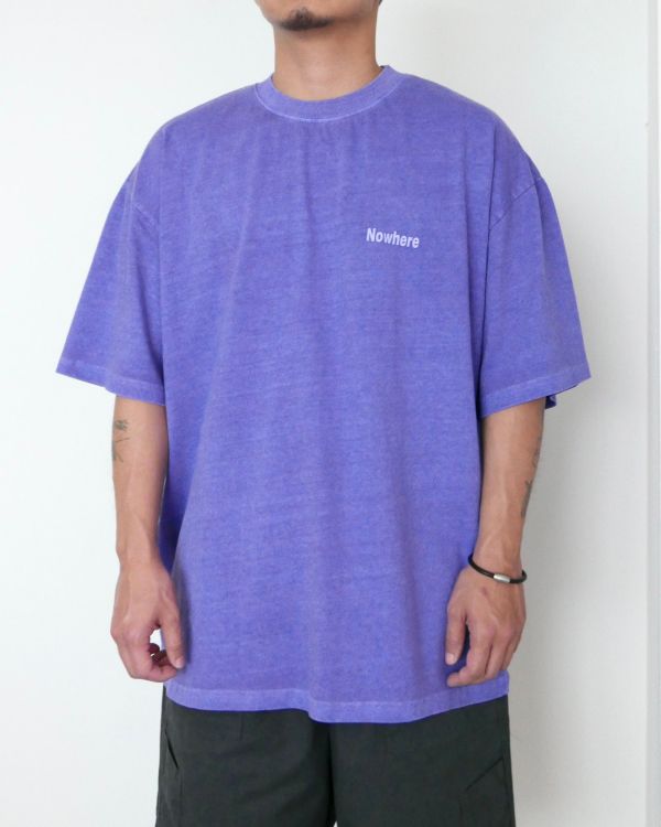 Nowhere水洗刷色tee / 2色 