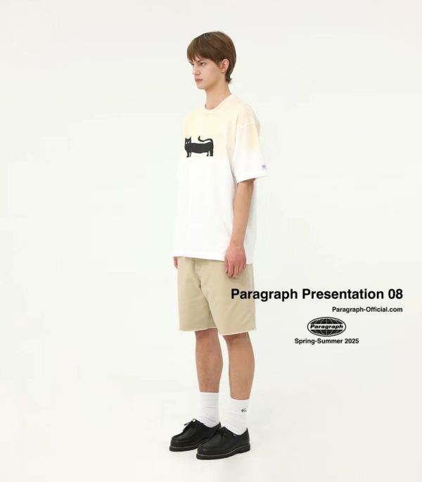 Paragraph 插畫字母 logo tee / 4色 