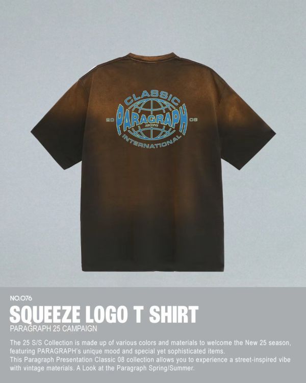 Paragraph 壓縮設計 logo tee / 4色 