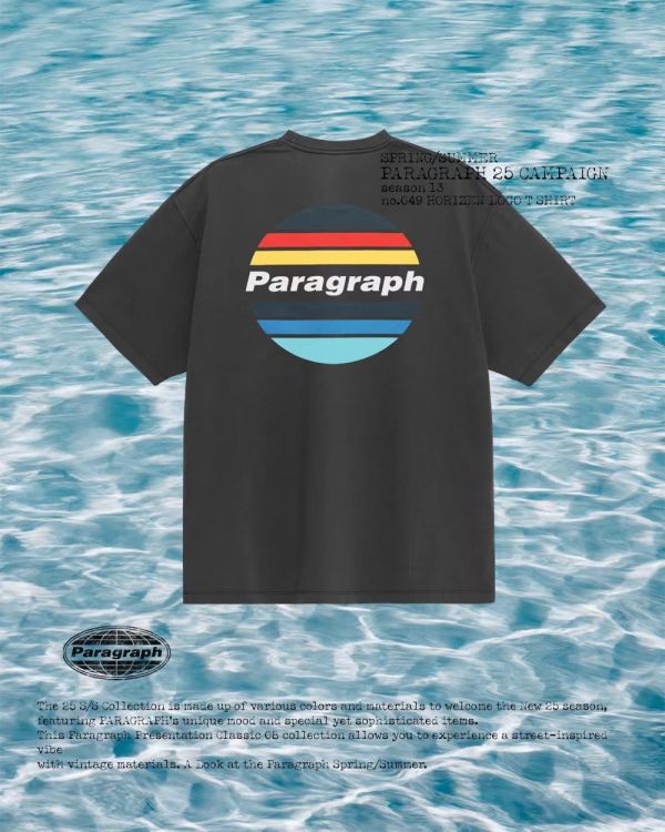 Paragraph 多彩 logo tee / 4色 