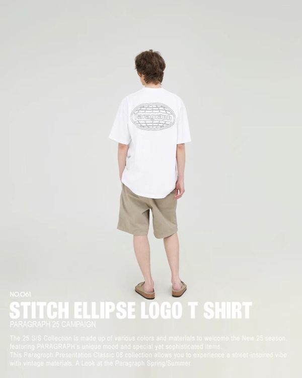 Paragraph 橢圓車線 logo tee / 4色 