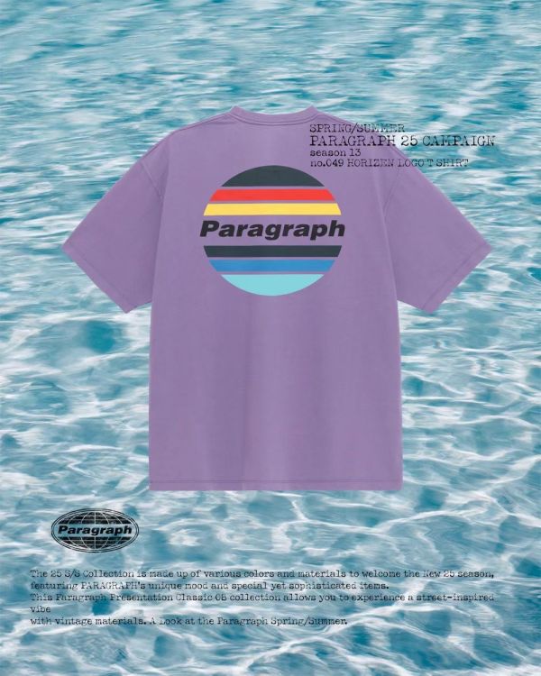 Paragraph 多彩 logo tee / 4色 