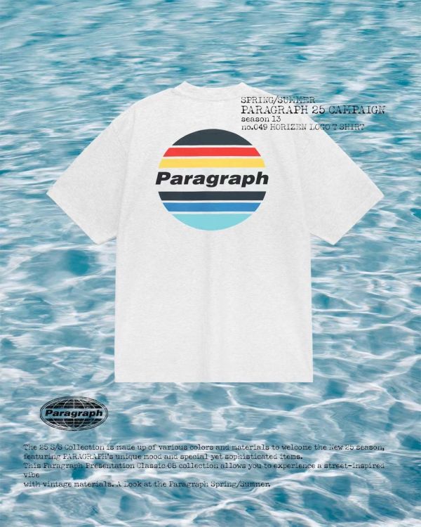 Paragraph 多彩 logo tee / 4色 