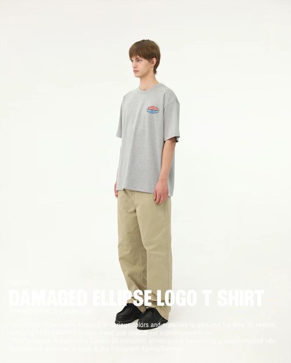 Paragraph 斑駁刷舊 logo tee / 4色 