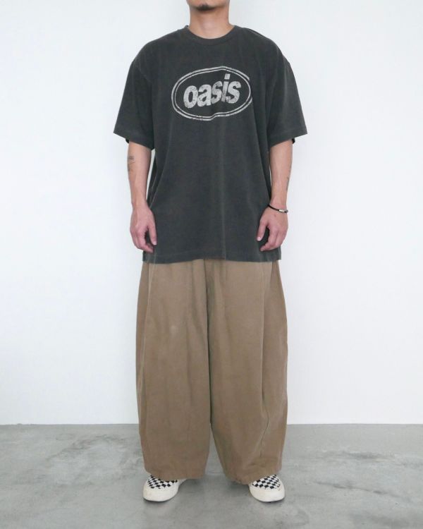 Oasis水洗刷舊tee / 4色 
