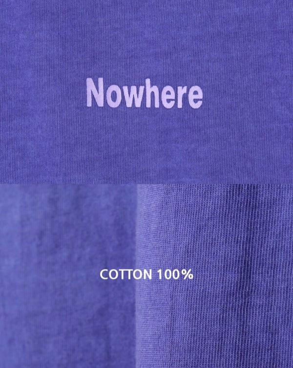 Nowhere水洗刷色tee / 2色 