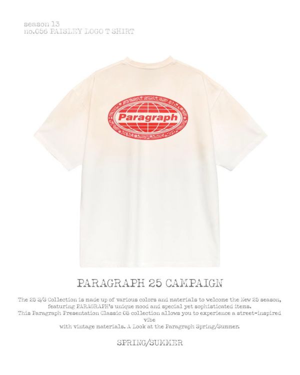 Paragraph 暈染色 logo tee / 3色 