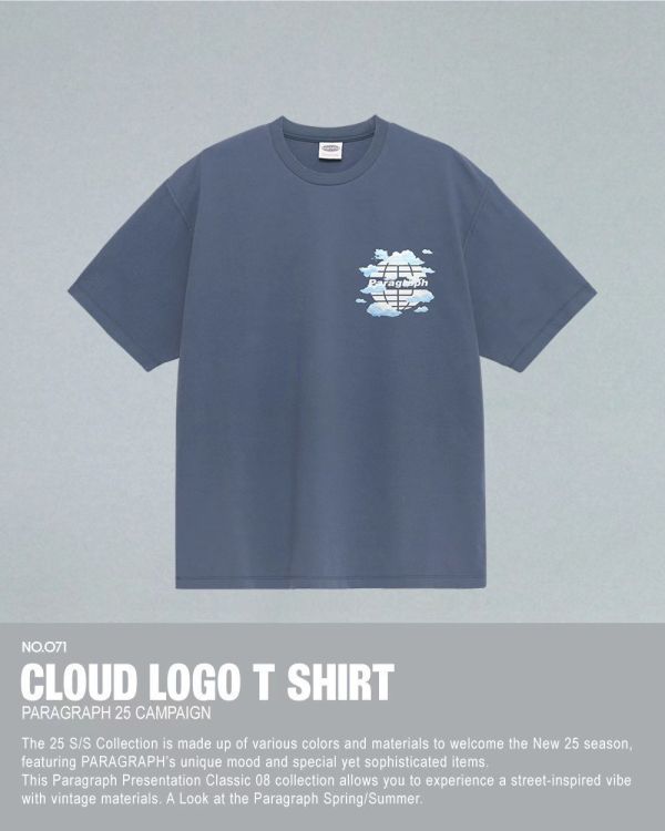 Paragraph 雲朵 logo tee / 5色 