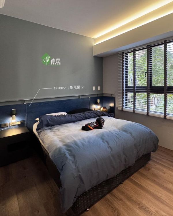 案例分享｜品味質感 斯里蘭卡｜德屋天然建材 木皮板,健康綠建材,天然建材,綠建材,天然木皮,裝潢建材,無毒建材,塗裝板,塗裝木皮板,藍色木皮板,木地板推薦