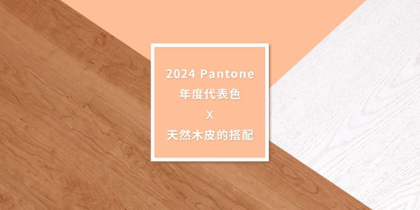 2024 Pantone年度代表色 X 天然木皮的搭配｜德屋天然建材 木皮板,天然木皮,天然木皮板,綠色永續,節能減碳,2024Pantone,Pantone,年度代表色,色彩搭配,室內裝潢