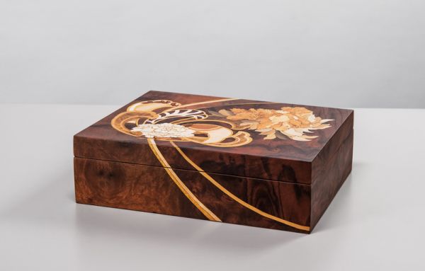 木箔藝術禮品-傳家寶盒-繁花似錦 傳家寶盒,禮盒,珠寶盒,木盒,傳家寶,獨一無二,嫁妝,禮品 ,禮物,收藏盒