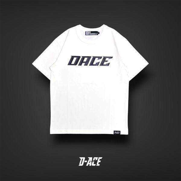 D-ACE貼布燙涼感高磅數微落肩TEE (白) 踢恤、落肩踢恤、T-SHIRT、OVERSIZE、TEE、衣服、高磅數、重磅數、穿搭、迪艾斯、DS、DACE、服飾、穿搭、潮流