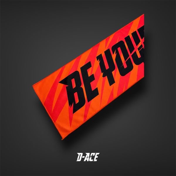 D-ACE DYG你好帥毛巾(閃電橘) 毛巾、運動毛巾、迪艾斯、設計、台灣、熱昇華毛巾
