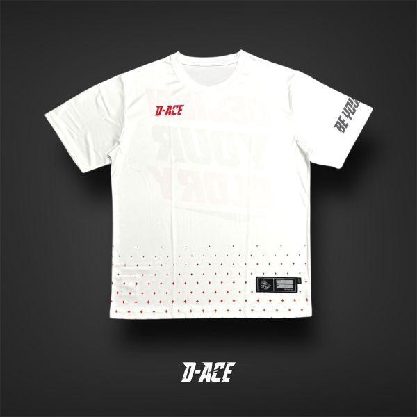 D-ACE DYG創造你的榮耀熱昇華TEE(白) 踢恤、落肩踢恤、T-SHIRT、OVERSIZE、TEE、衣服、高磅數、重磅數、穿搭、迪艾斯、DS、DACE、服飾、穿搭、潮流