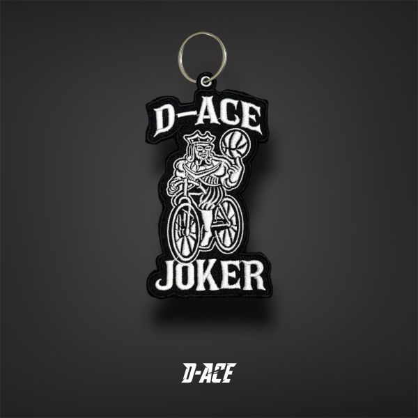 D-ACE JOKER布徽章鑰匙圈(黑) 鑰匙圈、迪艾斯、配件、台灣隊長、DS、D-ACE、KEY