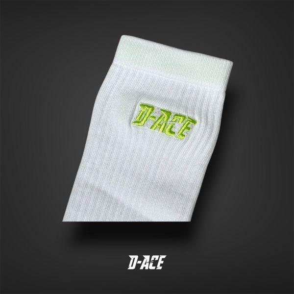D-ACE電線logo襪(螢光綠) 襪子、運動襪、台灣隊長、迪艾斯、籃球襪、socks、dace、ds