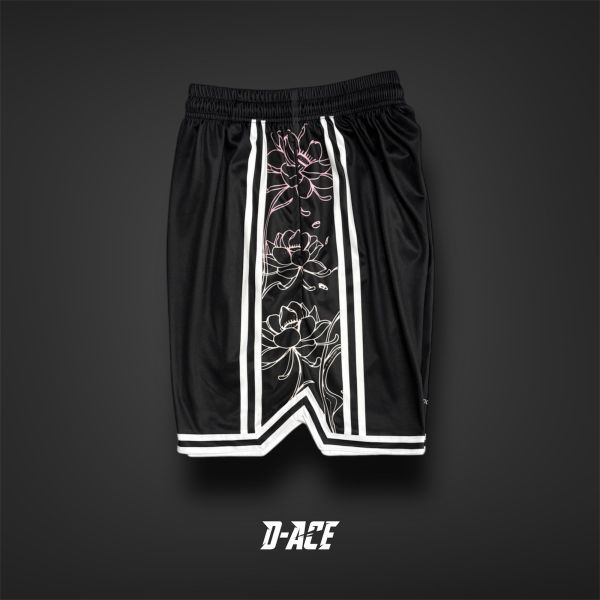 D-ACE LOTUS蓮花你好帥球褲(BK) Jersey、衣服、球衣、籃球衣、雙面穿球衣、服飾、穿搭、潮流、籃球、迪艾斯、設計、台灣