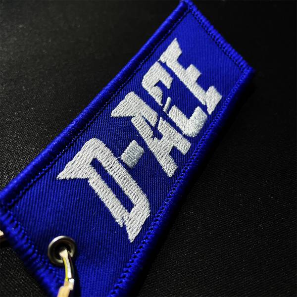 D-ACE布徽章鑰匙圈(藍) 鑰匙圈、迪艾斯、配件、台灣隊長、DS、D-ACE、KEY