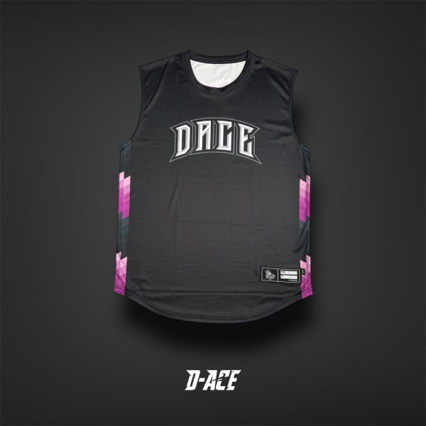 D-ACE PIXEL寬肩U下擺背心 Jersey、衣服、球衣、籃球衣、雙面穿球衣、服飾、穿搭、潮流、籃球、迪艾斯、設計、台灣