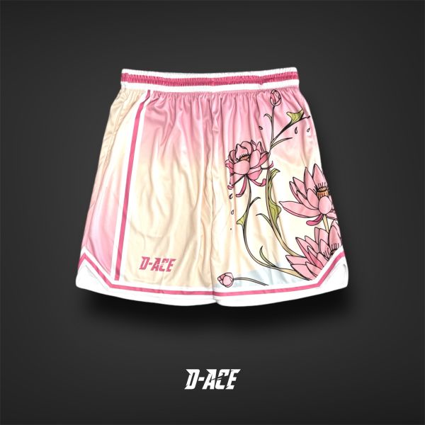D-ACE LOTUS蓮花你好帥球褲(PINK) Jersey、衣服、球衣、籃球衣、雙面穿球衣、服飾、穿搭、潮流、籃球、迪艾斯、設計、台灣