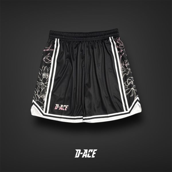 D-ACE LOTUS蓮花你好帥球褲(BK) Jersey、衣服、球衣、籃球衣、雙面穿球衣、服飾、穿搭、潮流、籃球、迪艾斯、設計、台灣
