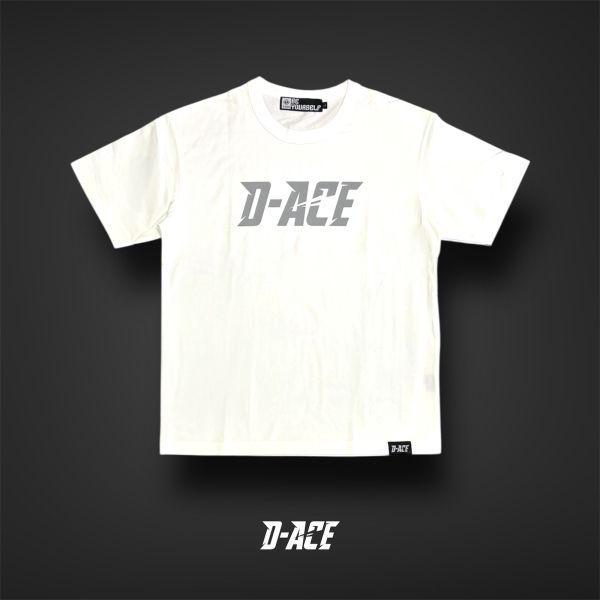 D-ACE涼感高磅數微落肩TEE (白) 踢恤、落肩踢恤、T-SHIRT、OVERSIZE、TEE、衣服、高磅數、重磅數、穿搭、迪艾斯、DS、DACE、服飾、穿搭、潮流