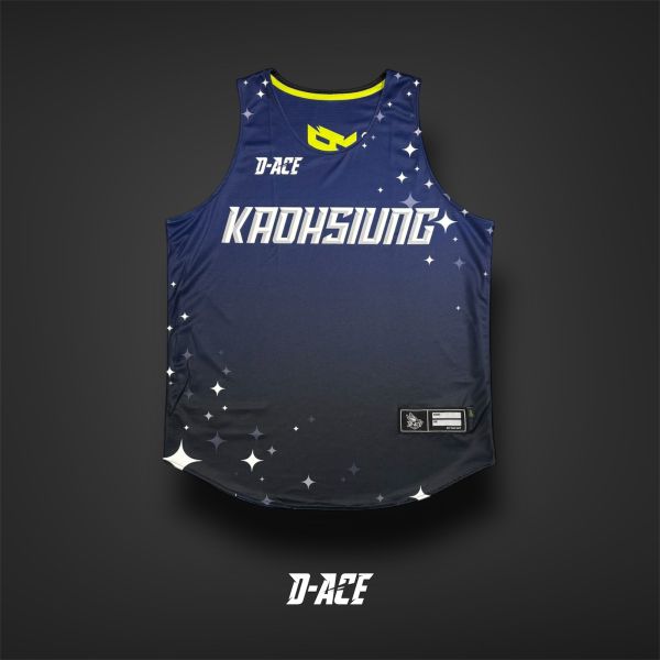 D-ACE KAOHSIUNG高雄之星你好帥雙面球衣 Jersey、衣服、球衣、籃球衣、雙面穿球衣、服飾、穿搭、潮流、籃球、迪艾斯、設計、台灣