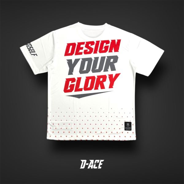 D-ACE DYG創造你的榮耀熱昇華TEE(白) 踢恤、落肩踢恤、T-SHIRT、OVERSIZE、TEE、衣服、高磅數、重磅數、穿搭、迪艾斯、DS、DACE、服飾、穿搭、潮流