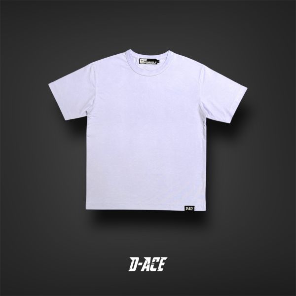 D-ACE涼感高磅數微落肩素TEE (香檳紫) 踢恤、落肩踢恤、T-SHIRT、OVERSIZE、TEE、衣服、高磅數、重磅數、穿搭、迪艾斯、DS、DACE、服飾、穿搭、潮流