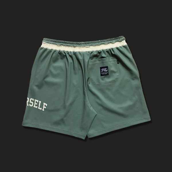 D-ACE BE YOURSELF拉鍊口袋膝上短褲 (抹茶綠) Jersey、衣服、球衣、籃球衣、雙面穿球衣、服飾、穿搭、潮流、籃球、迪艾斯、設計、台灣