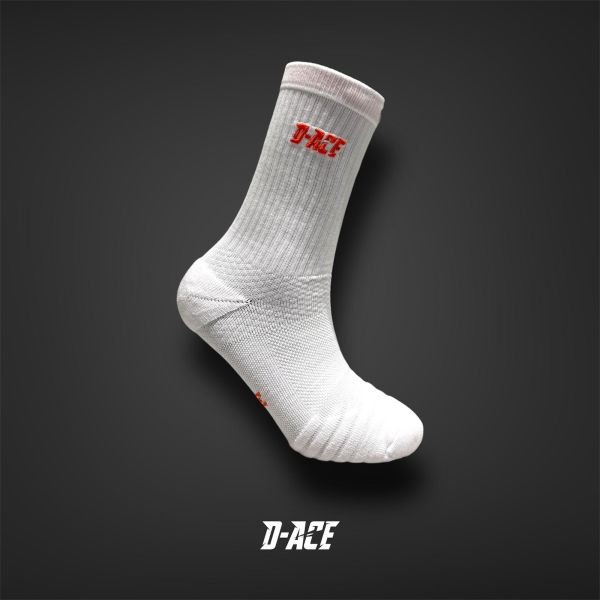 D-ACE電線logo襪(橘) 襪子、運動襪、台灣隊長、迪艾斯、籃球襪、socks、dace、ds
