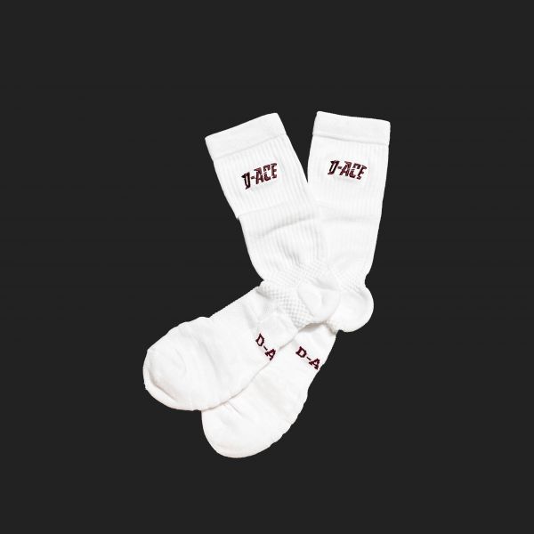 D-ACE電繡運動休閒襪(酒紅) 襪子、運動襪、台灣隊長、迪艾斯、籃球襪、socks、dace、ds