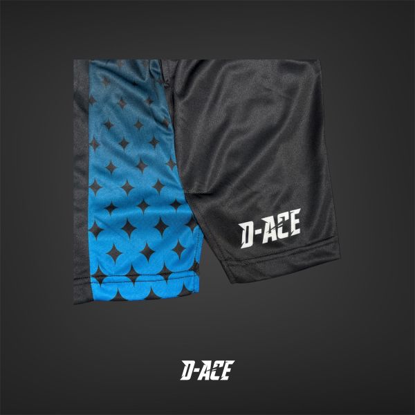 D-ACE GALAXY膝上短版開衩球褲(星空藍) Jersey、衣服、球衣、籃球衣、雙面穿球衣、服飾、穿搭、潮流、籃球、迪艾斯、設計、台灣