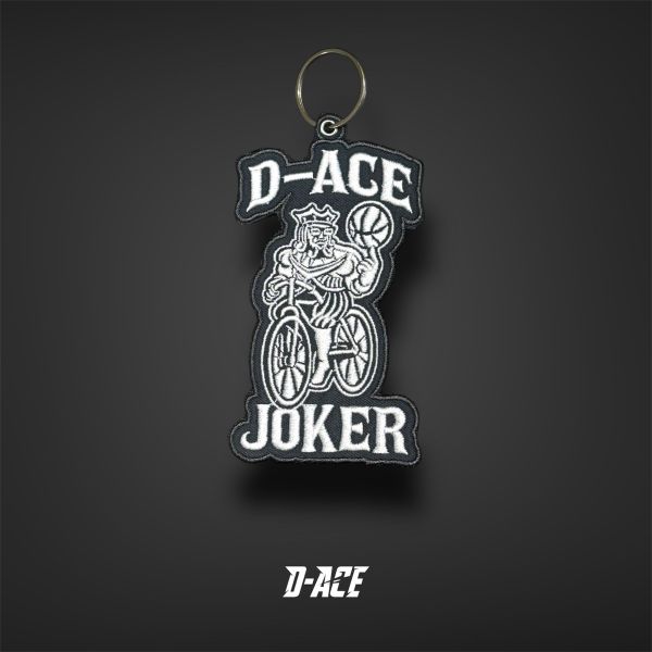 D-ACE JOKER布徽章鑰匙圈(鐵灰) 鑰匙圈、迪艾斯、配件、台灣隊長、DS、D-ACE、KEY