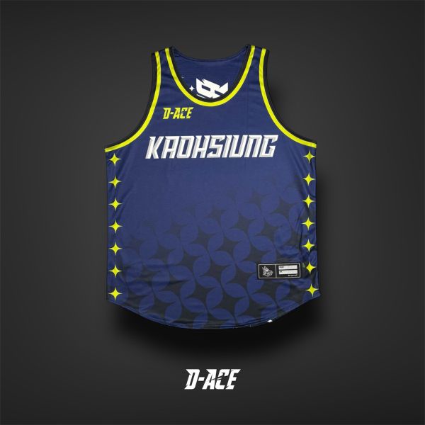 D-ACE KAOHSIUNG高雄之星你好帥雙面球衣 Jersey、衣服、球衣、籃球衣、雙面穿球衣、服飾、穿搭、潮流、籃球、迪艾斯、設計、台灣
