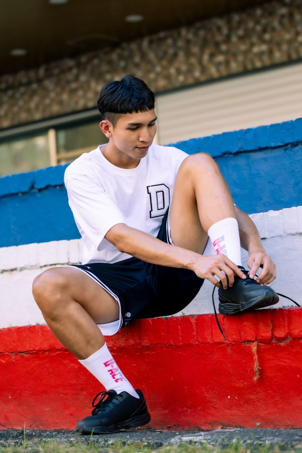 D-ACE漸層logo襪(CHERRY) 襪子、運動襪、台灣隊長、迪艾斯、籃球襪、socks、dace、ds